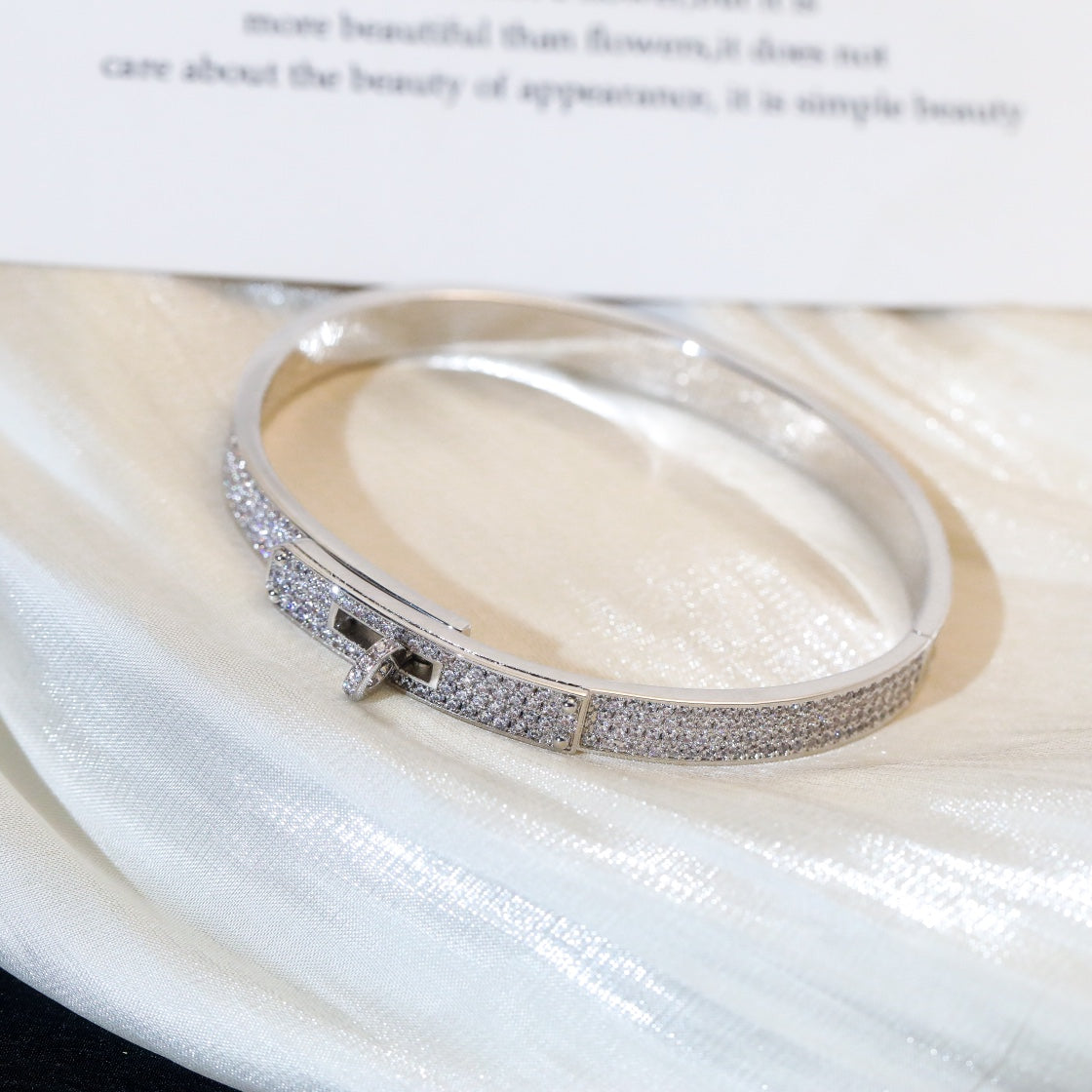 [⭐Miroze]KELLY BRACELET DIAMOND PAVED