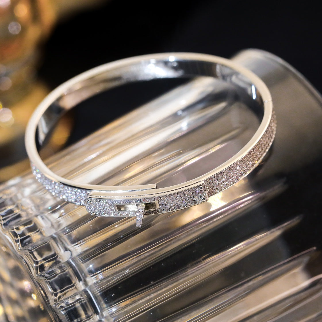⭐Miroze KELLY BRACELET DIAMOND PAVED