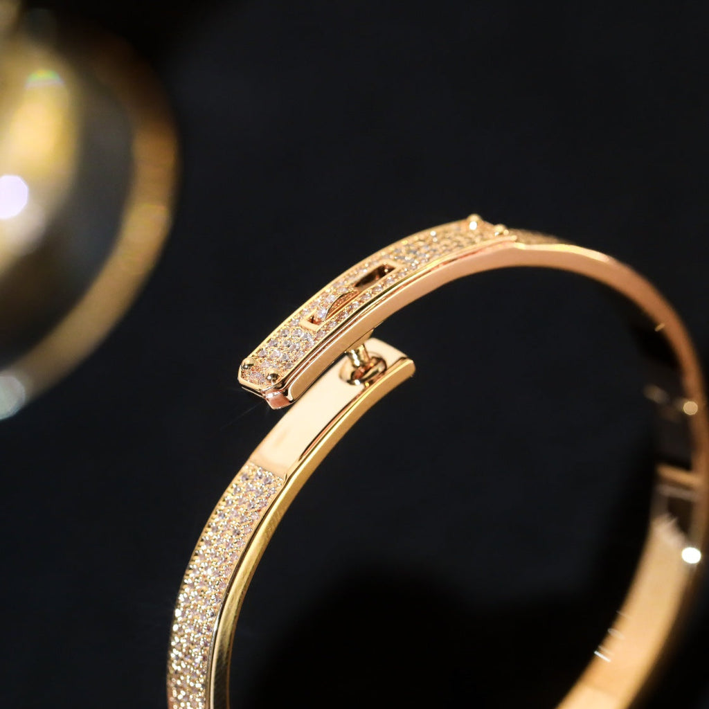 ⭐Miroze KELLY BRACELET DIAMOND PAVED