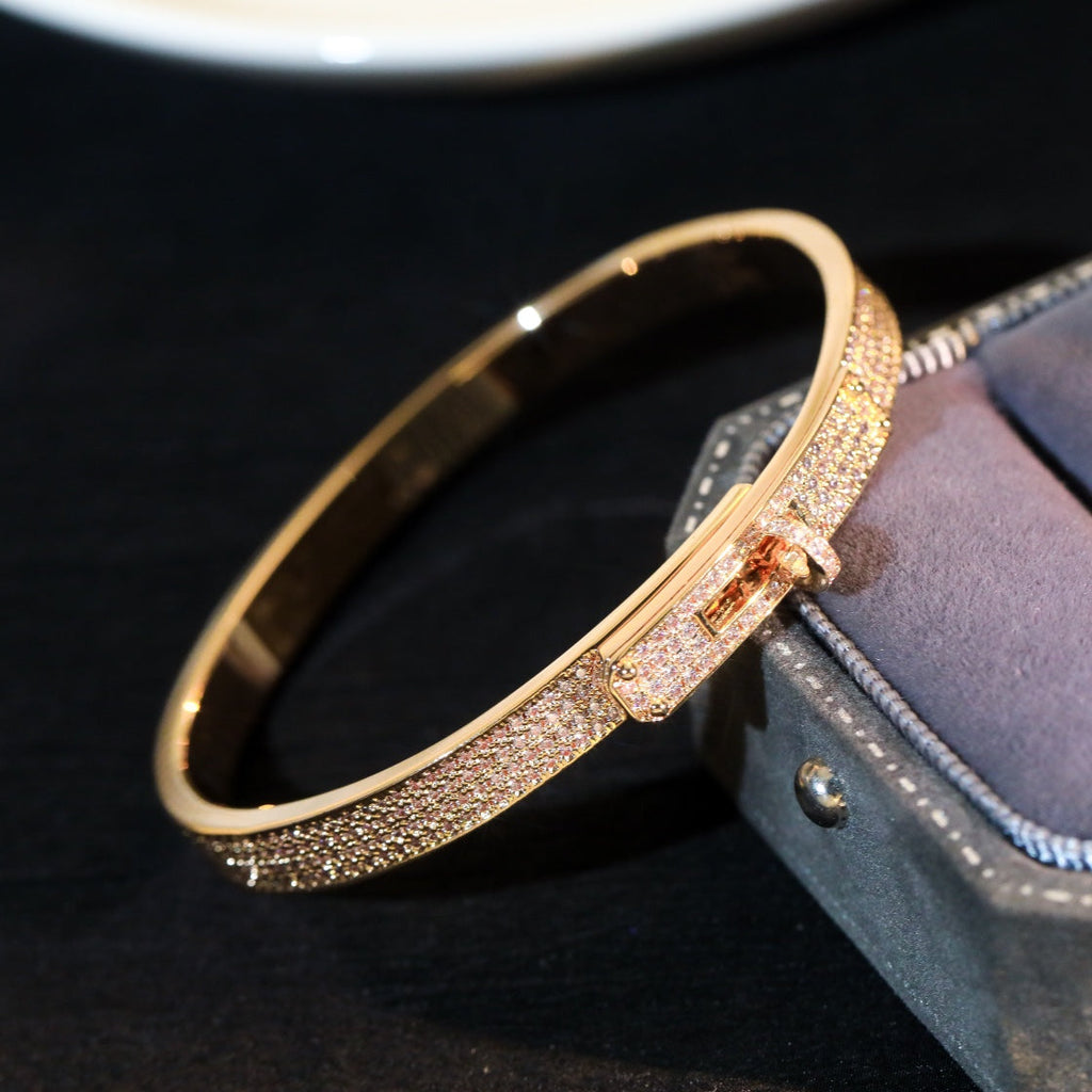 ⭐Miroze KELLY BRACELET DIAMOND PAVED