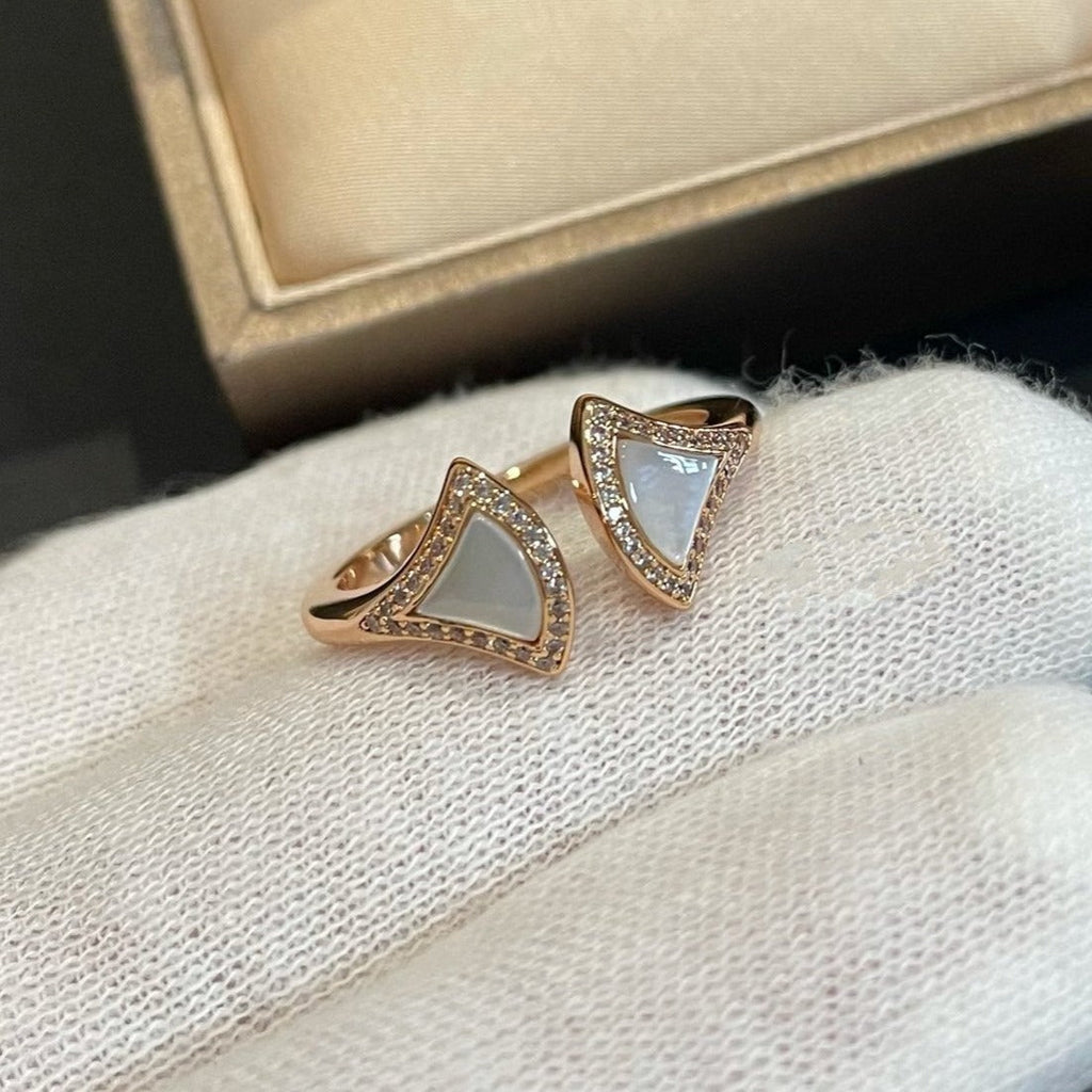 [⭐Veya]DREAM MOP DIAMOND OPEN RING