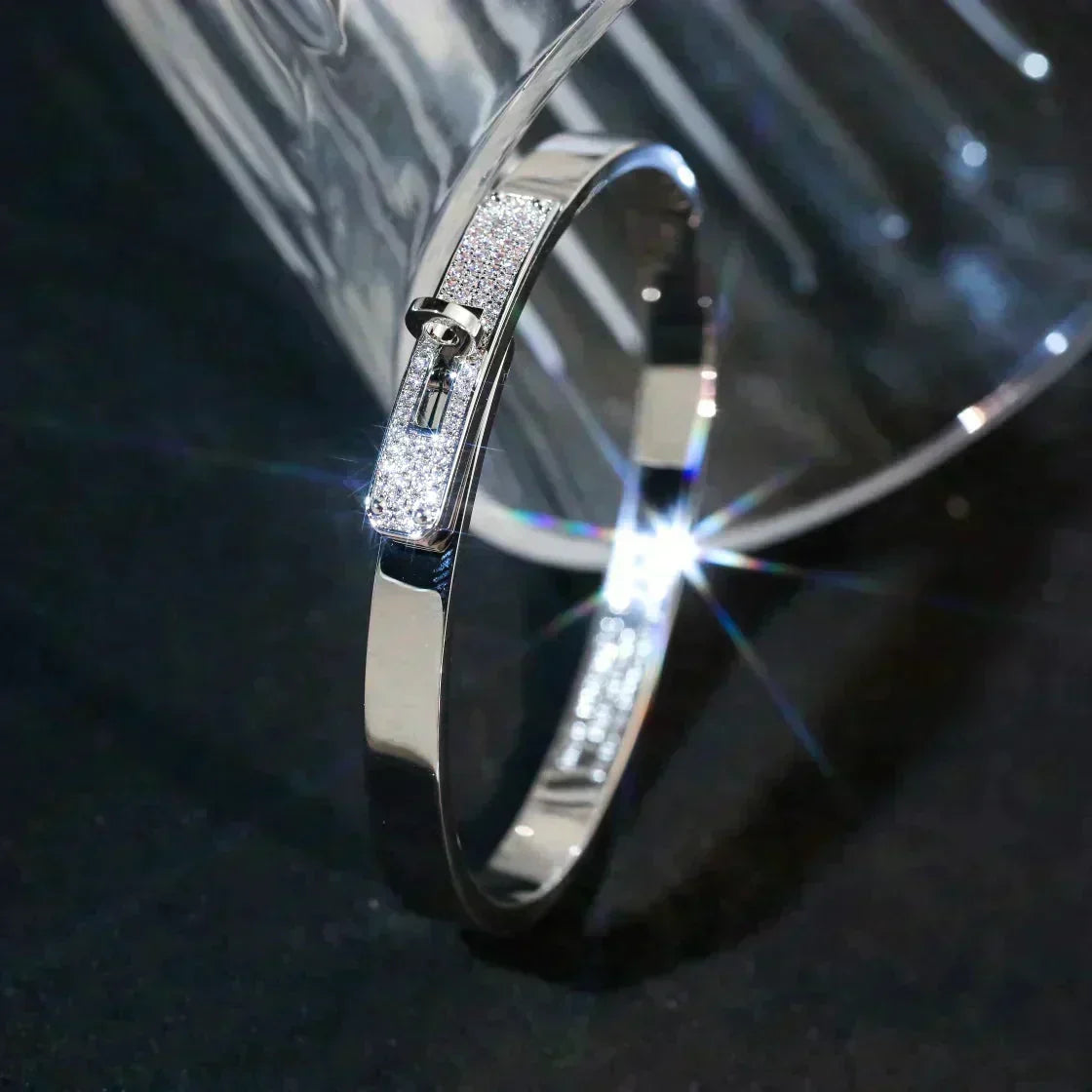 ⭐Miroze KELLY SILVER DIAMOND BRACELET