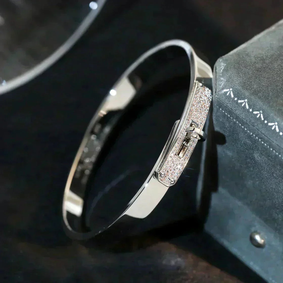 ⭐Miroze KELLY SILVER DIAMOND BRACELET