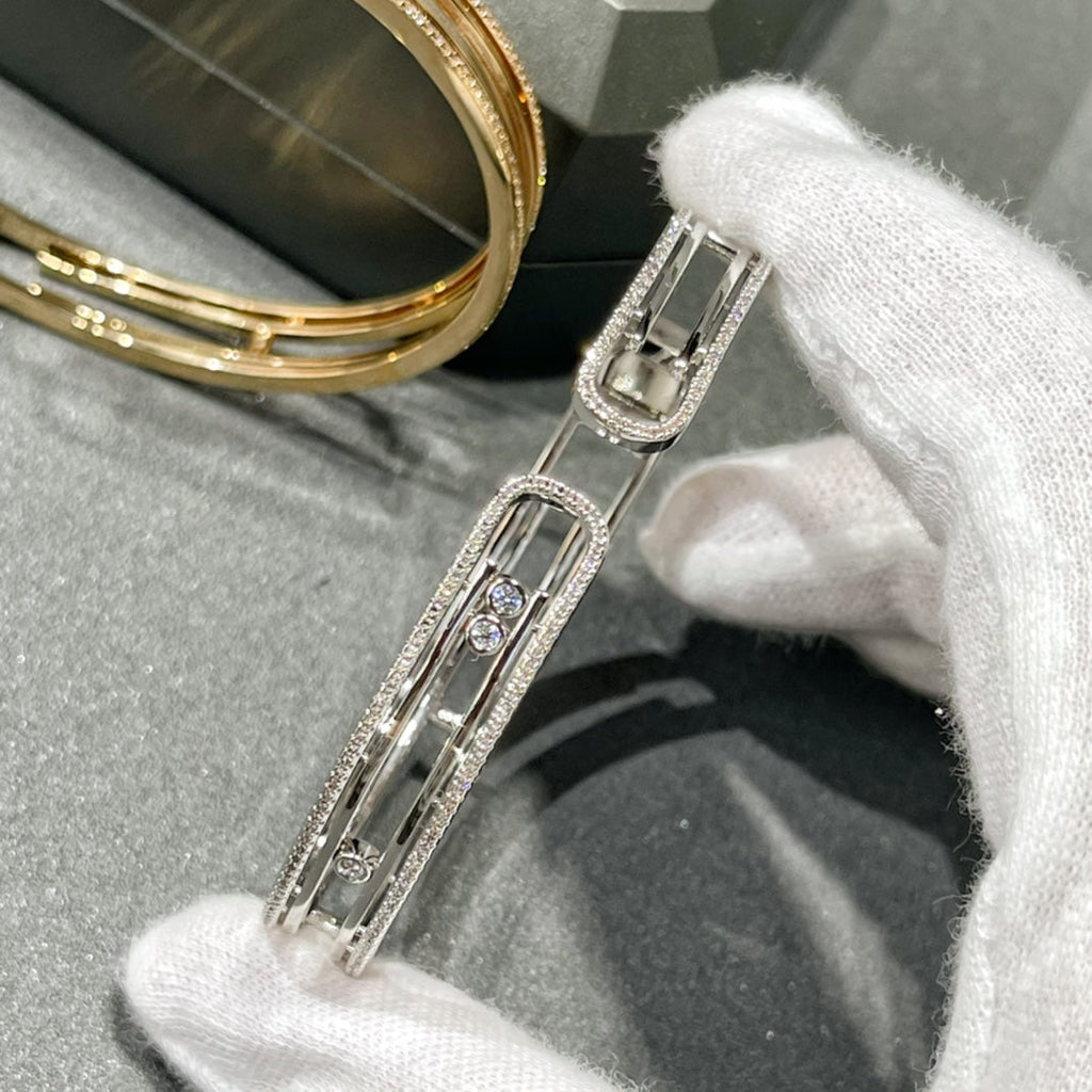 [⭐Miroze]MOVE 10TH PAVED DIAMOND BRACELET