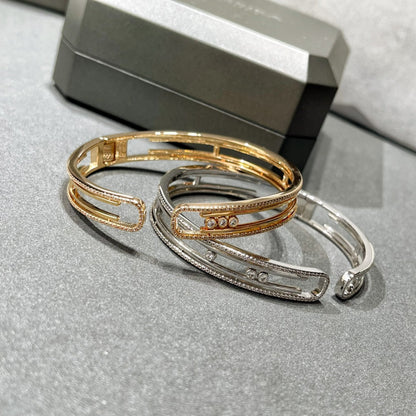 [⭐Miroze]MOVE 10TH PAVED DIAMOND BRACELET