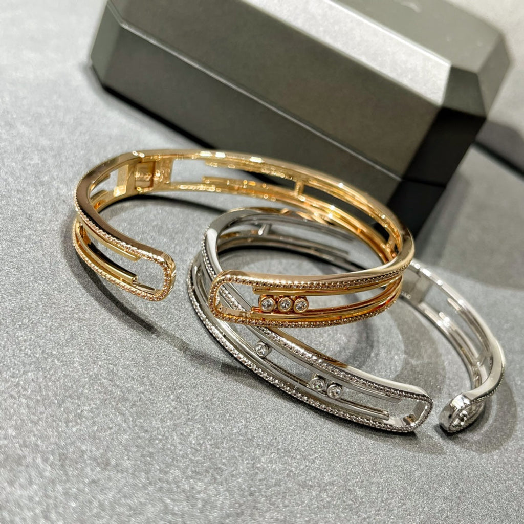 [⭐Miroze]MOVE 10TH PAVED DIAMOND BRACELET