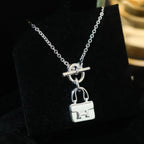 ⭐Miroze POP H PEDANT SILVER NECKLACE
