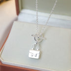 ⭐Miroze POP H PEDANT SILVER NECKLACE