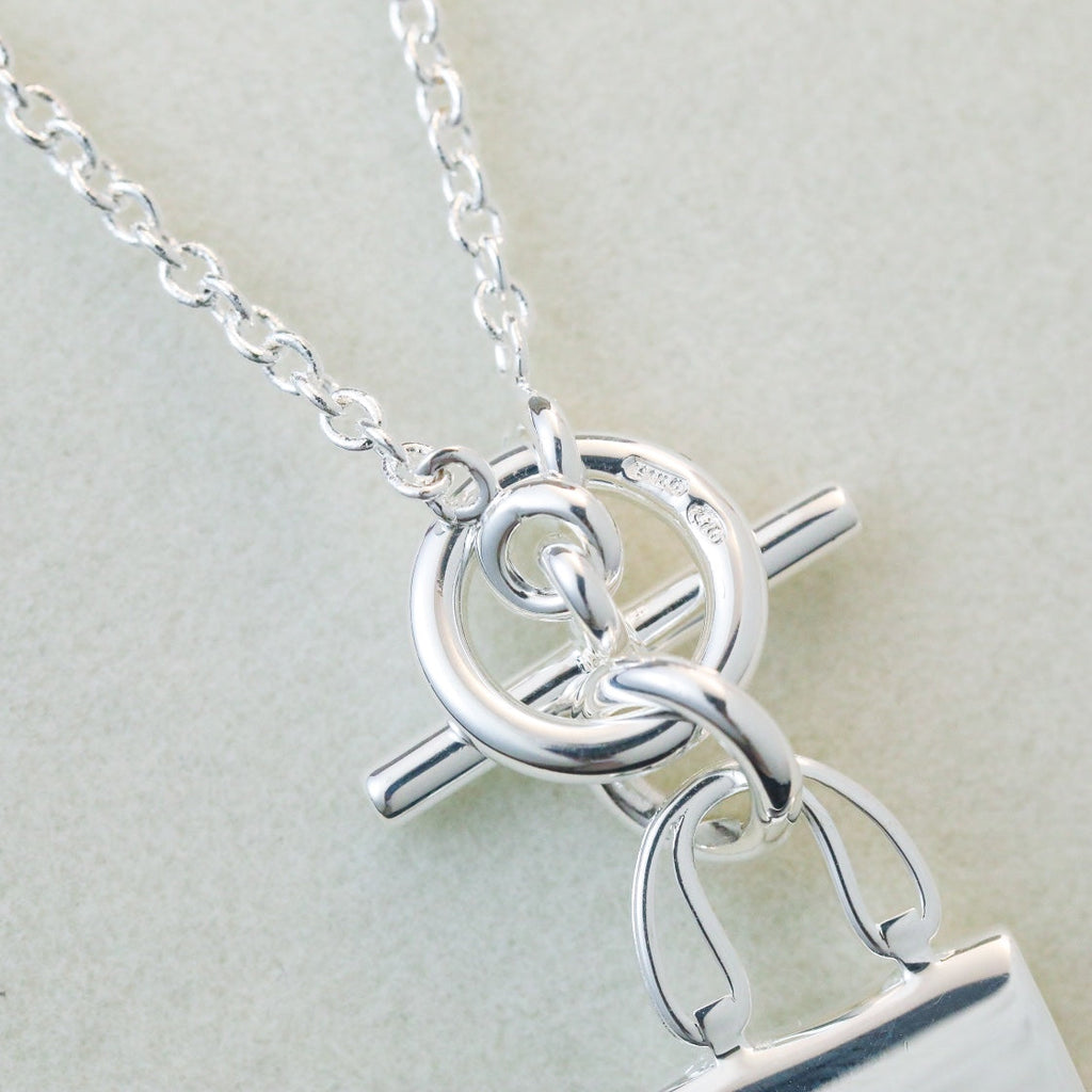 ⭐Miroze POP H PEDANT SILVER NECKLACE