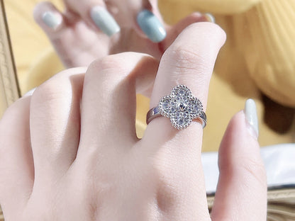 [⭐Miroze]CLOVER DIAMOND RING