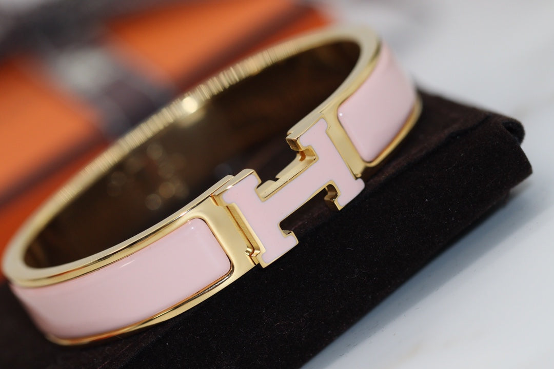 [⭐Miroze] H BRACELET 12MM PINK