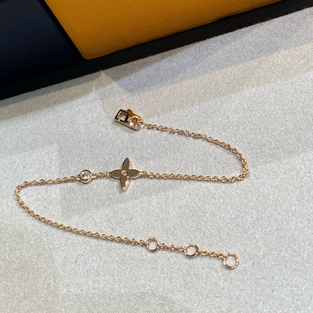 ⭐Miroze STAR DIAMOND PINK GOLD BRACELET