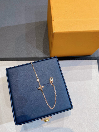 [⭐Miroze]STAR DIAMOND PINK GOLD BRACELET