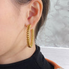 ⭐Miroze CLASH HOOP EARRINGS