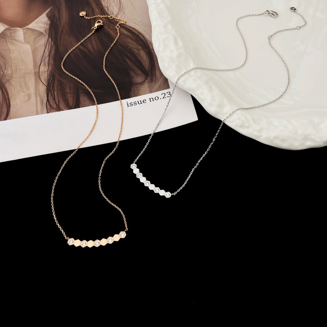 ⭐Miroze BEE MY LOVE DIAMOND NECKLACE