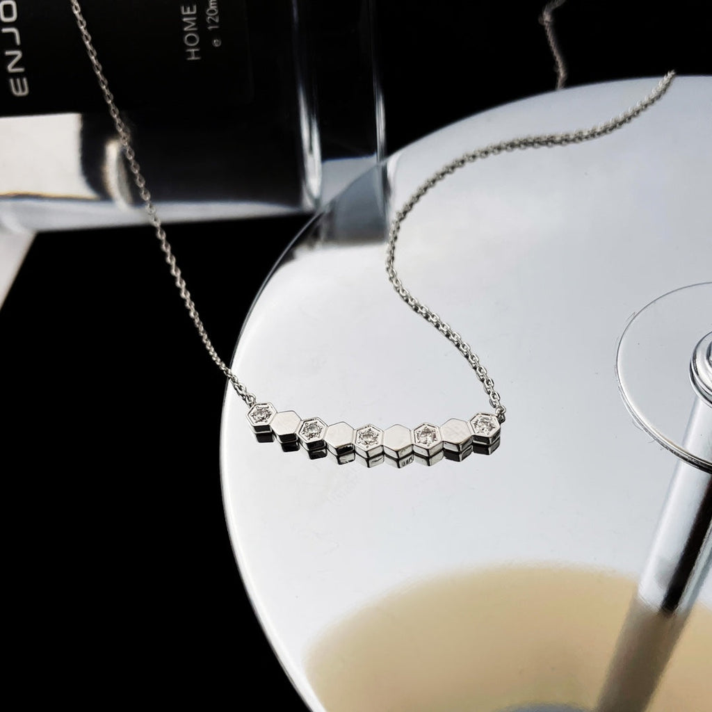 ⭐Miroze BEE MY LOVE DIAMOND NECKLACE