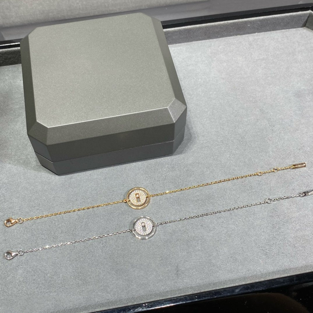 [⭐Miroze]Demo MOVE DIAMOND PAVED BRACELET