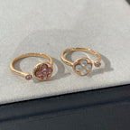⭐Miroze SUN 1 DIAMOND PINK MOP RING