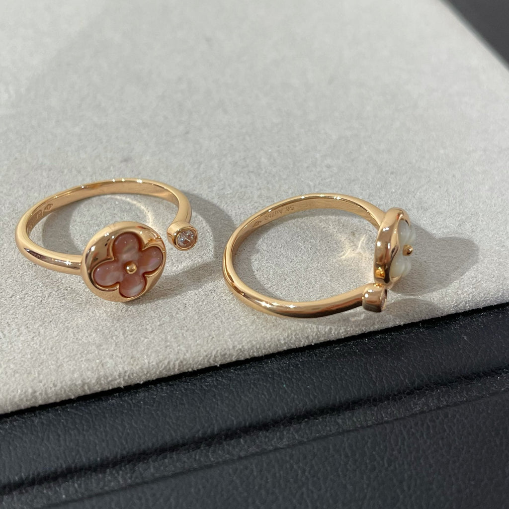 ⭐Miroze SUN 1 DIAMOND PINK MOP RING