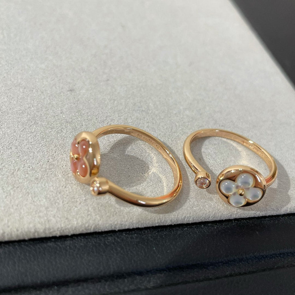 ⭐Miroze SUN 1 DIAMOND PINK MOP RING