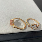 ⭐Miroze SUN 1 DIAMOND PINK MOP RING