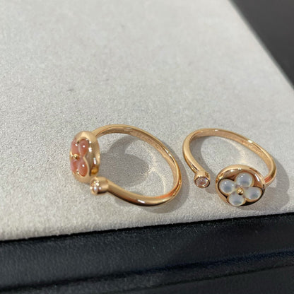 [⭐Miroze]SUN 1 DIAMOND PINK MOP RING