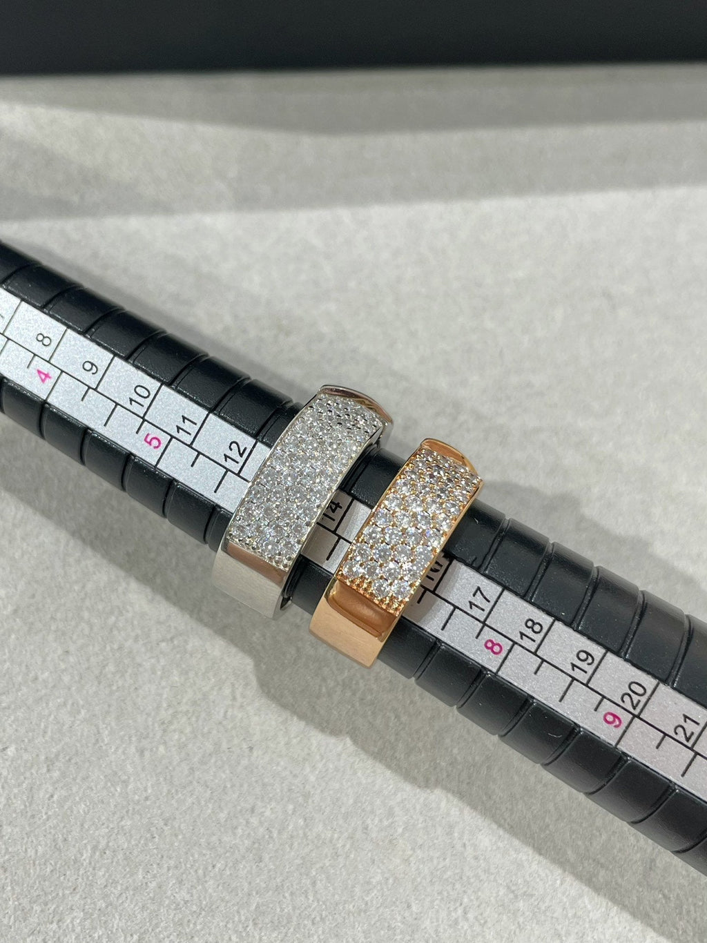 ⭐Miroze LIENS EVIDENCE  DIAMOND PAVED RING