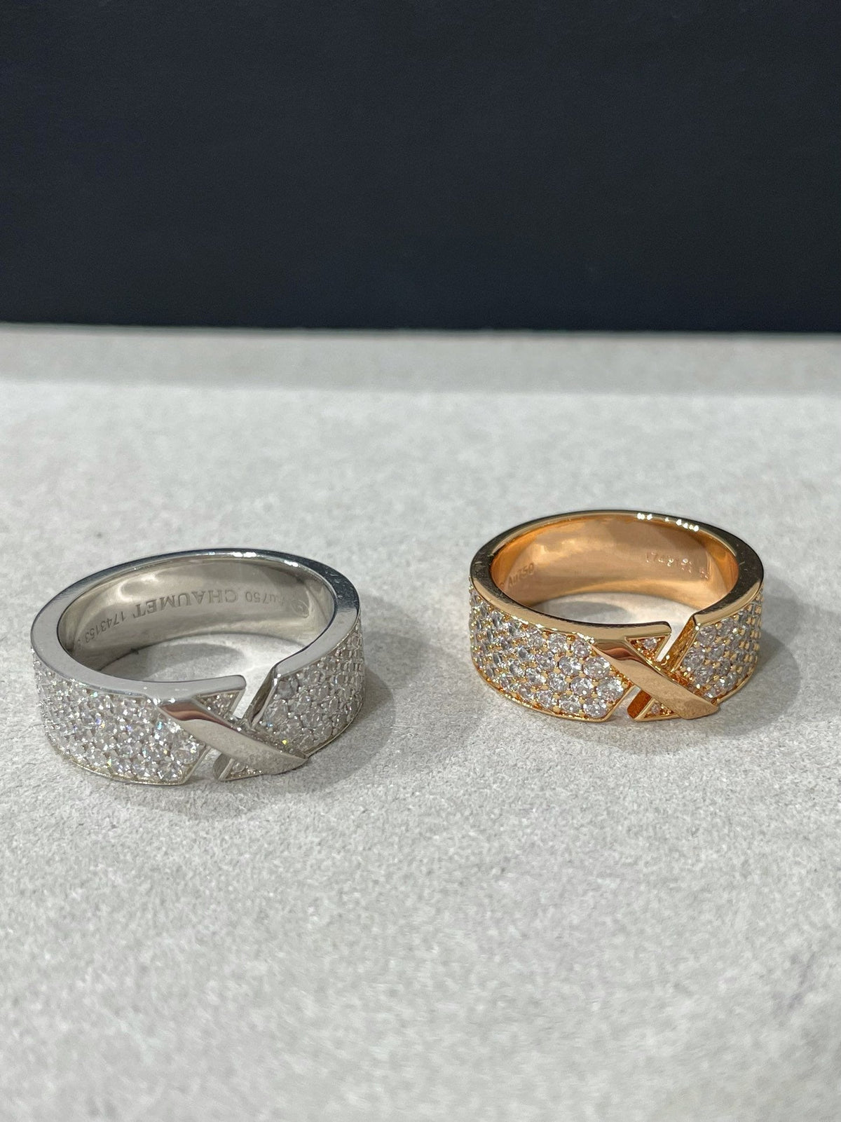 ⭐Miroze LIENS EVIDENCE  DIAMOND PAVED RING