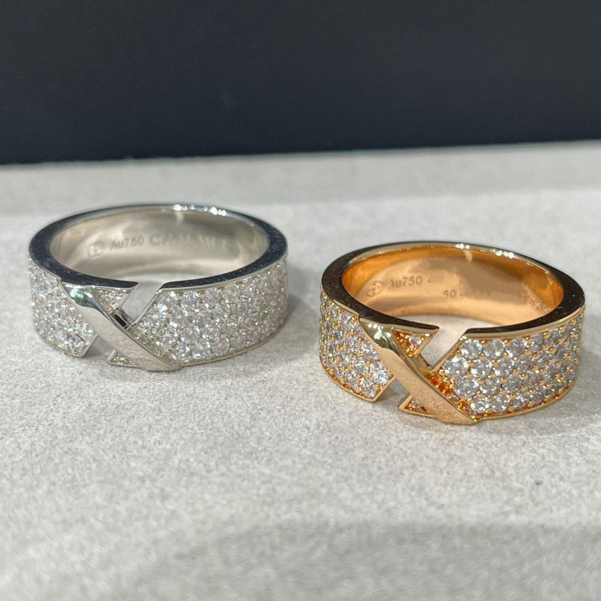 ⭐Miroze LIENS EVIDENCE  DIAMOND PAVED RING