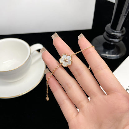 [⭐Miroze]LUCKY SPRING ROSE GOLD MOP BRACELET