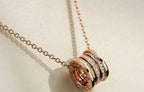 [⭐Veya]ZERO 1 PINK GOLD DIAMOND NECKLACE