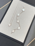 [⭐Miroze ]New CLOVER WHITE PEARL MOP 5 MOTIF BRACELET COLLECTION