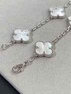 [⭐Miroze ]New CLOVER WHITE PEARL MOP 5 MOTIF BRACELET COLLECTION