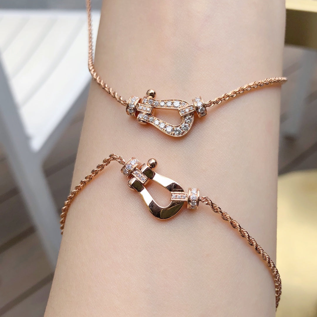 ⭐Miroze FORCE 10 PINK GOLD DIAMOND NECKLACE