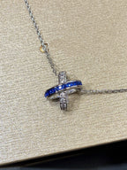 ⭐Miroze LIENS DIAMOND SILVER NECKLACE