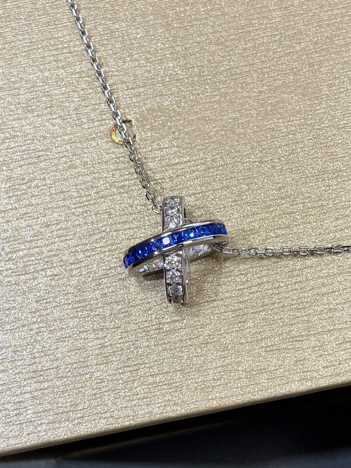 [⭐Miroze]LIENS DIAMOND SILVER NECKLACE