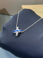 ⭐Miroze LIENS DIAMOND SILVER NECKLACE