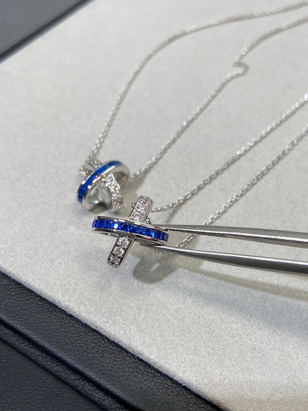 ⭐Miroze LIENS DIAMOND SILVER NECKLACE