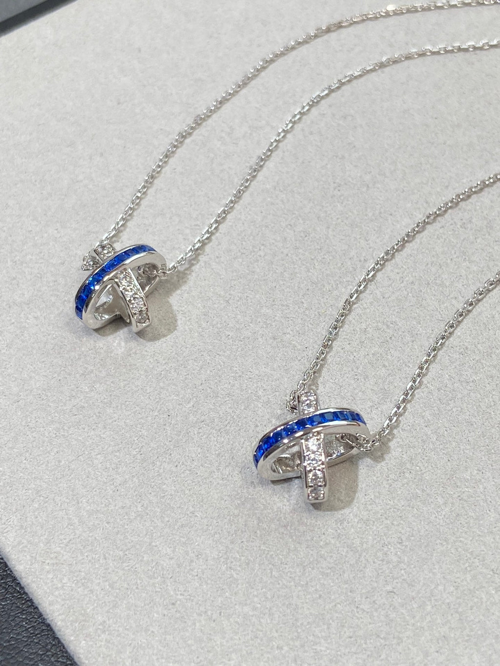 ⭐Miroze LIENS DIAMOND SILVER NECKLACE