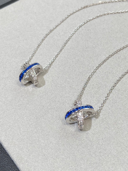 [⭐Miroze]LIENS DIAMOND SILVER NECKLACE