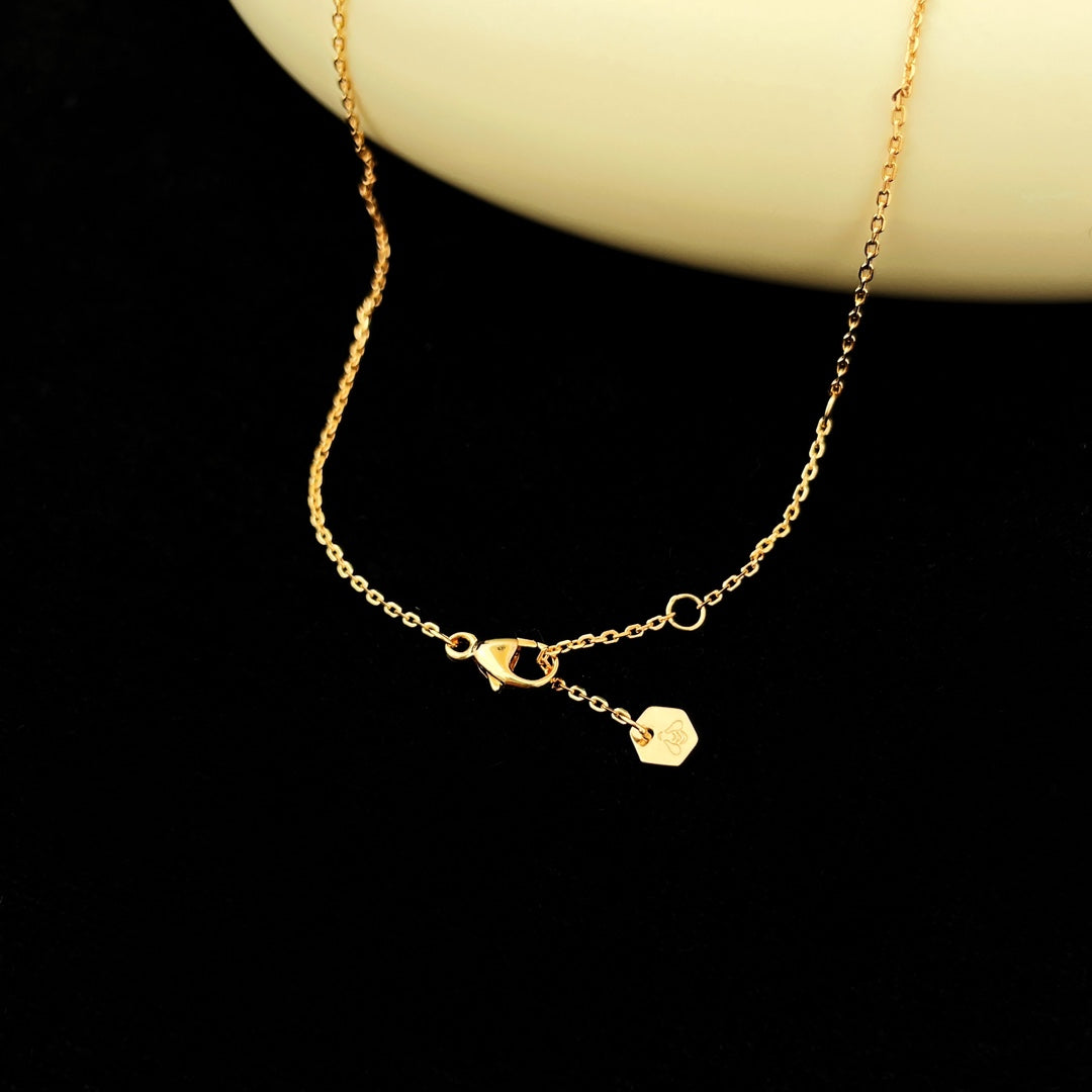 ⭐Miroze BEE MINI PEDANT DIAMOND NECKLACE