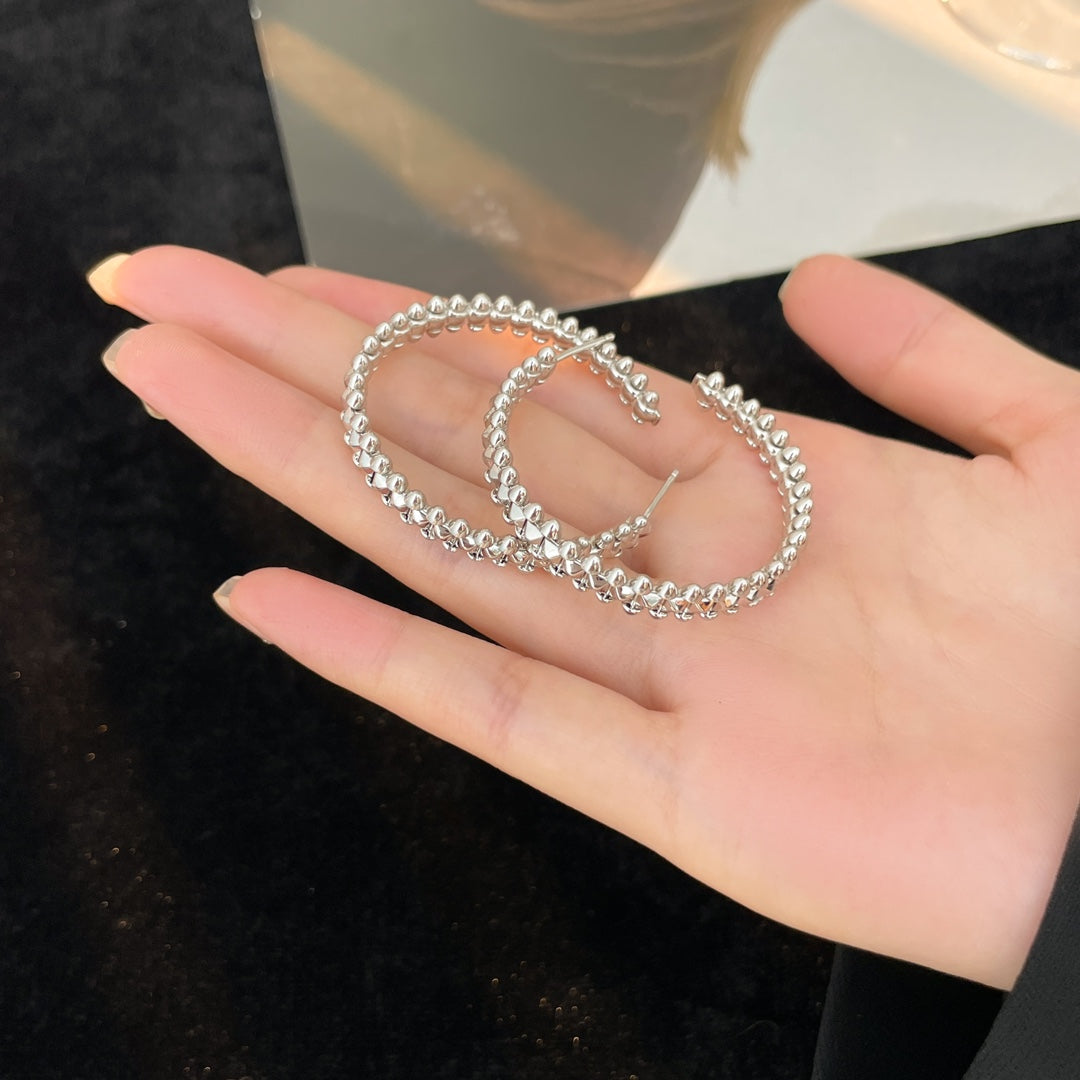 [⭐Miroze]CLASH HOOP EARRINGS