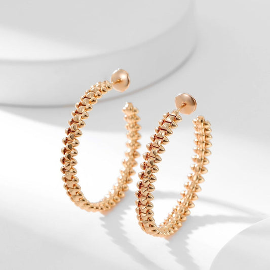 [⭐Miroze]CLASH HOOP EARRINGS
