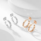 ⭐Miroze BEE LOVE DIAMOND HOOP EARRINGS