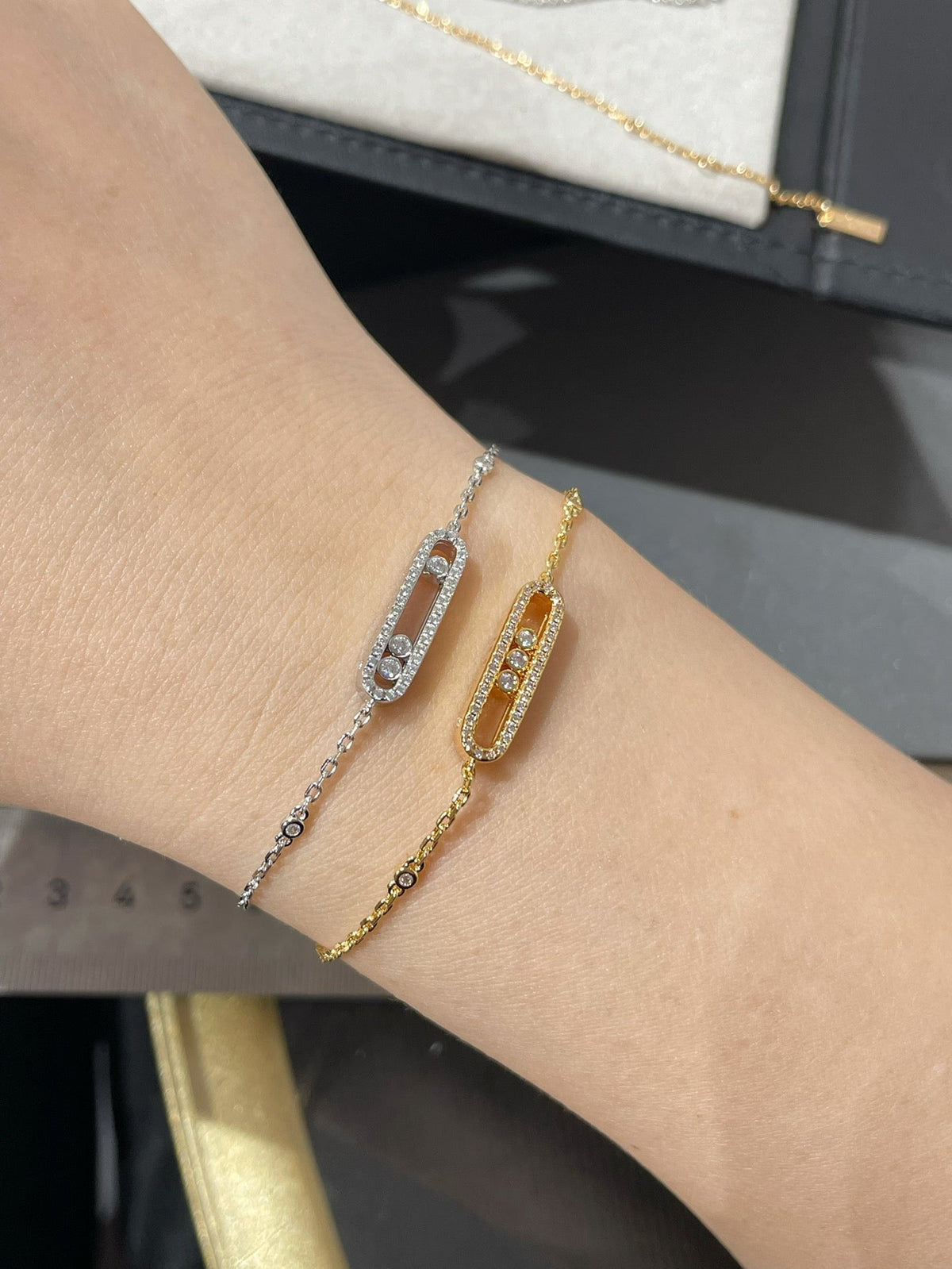 [⭐Miroze]BABY MOVE DIAMOND BRACELET