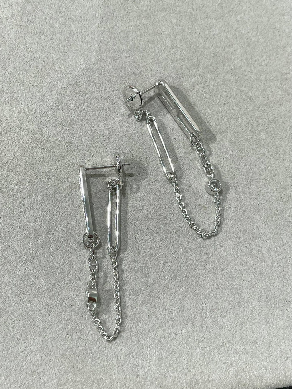⭐Miroze CHAINE CHAOS DIAMOND DROP EARRINGS