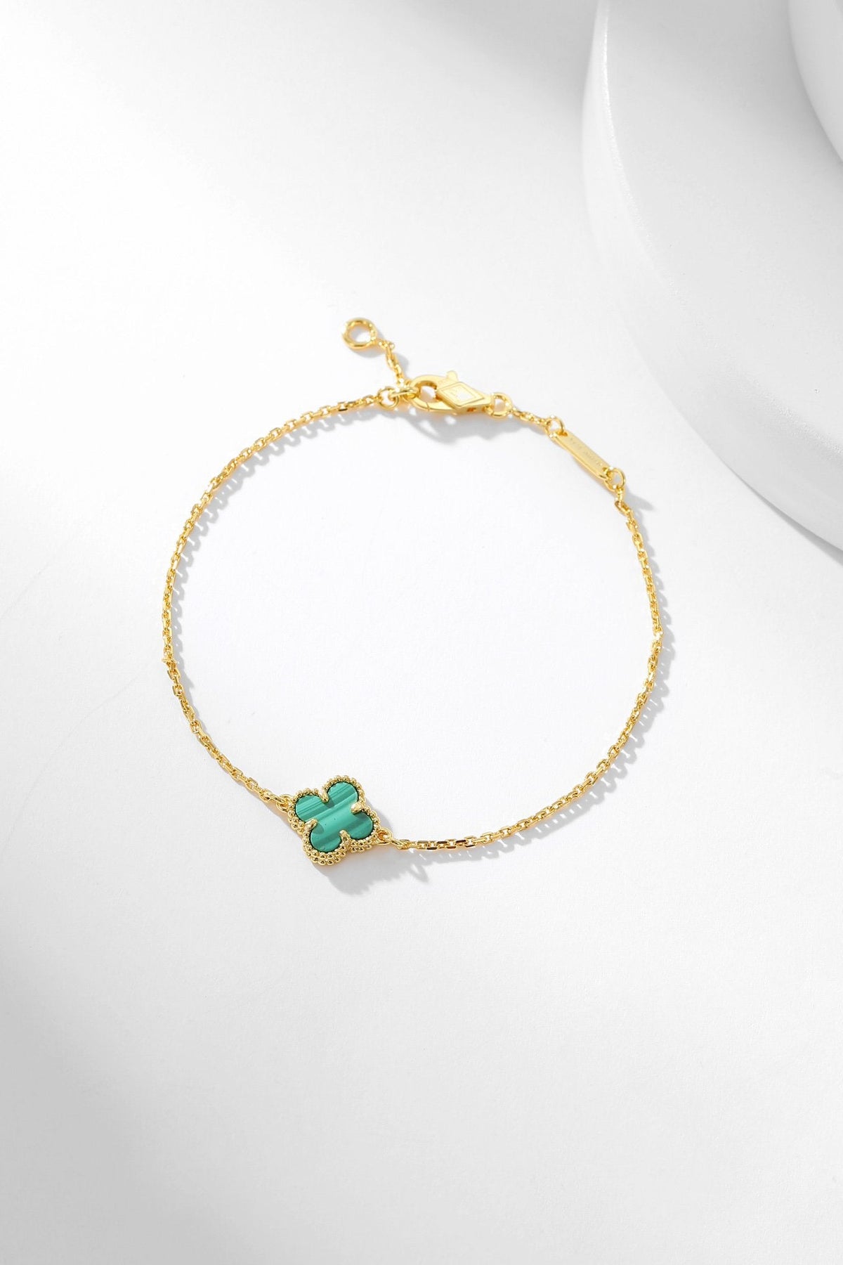 ⭐Miroze CLOVER BRACELET MALACHITE 1 MOTIF