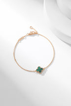 ⭐Miroze CLOVER BRACELET MALACHITE 1 MOTIF