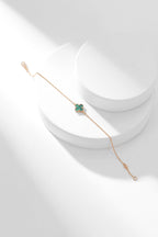 ⭐Miroze CLOVER BRACELET MALACHITE 1 MOTIF