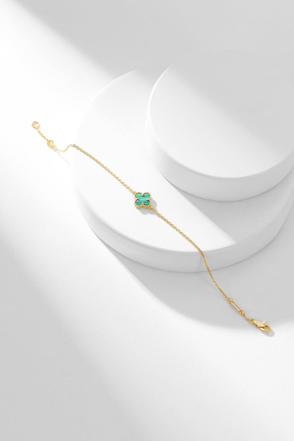 ⭐Miroze CLOVER BRACELET MALACHITE 1 MOTIF